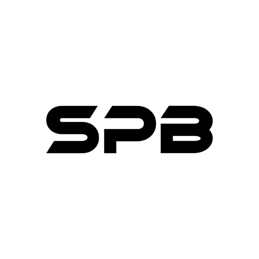 spb brief logo ontwerp, inspiratie voor een uniek identiteit. modern elegantie en creatief ontwerp. watermerk uw succes met de opvallend deze logo. vector