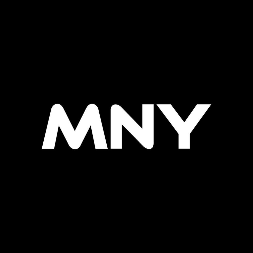 mny brief logo ontwerp, inspiratie voor een uniek identiteit. modern elegantie en creatief ontwerp. watermerk uw succes met de opvallend deze logo. vector