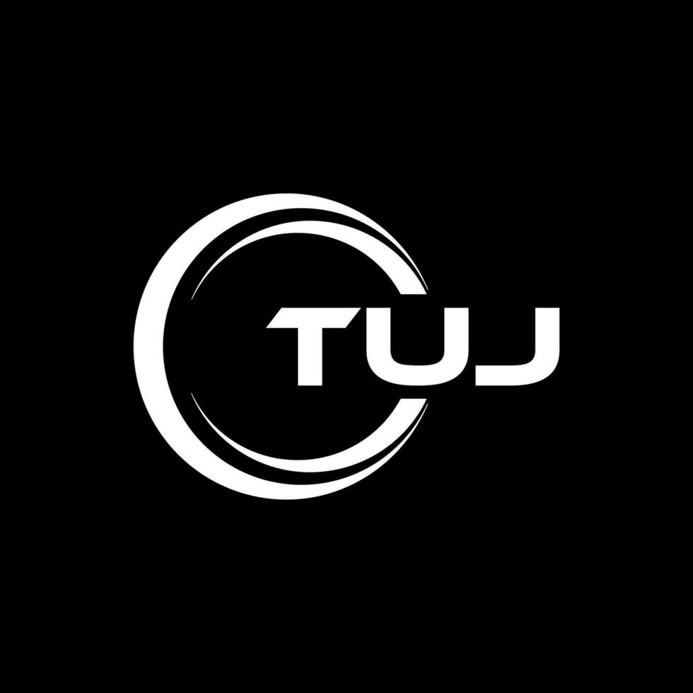 tuj brief logo ontwerp, inspiratie voor een uniek identiteit. modern elegantie en creatief ontwerp. watermerk uw succes met de opvallend deze logo. vector