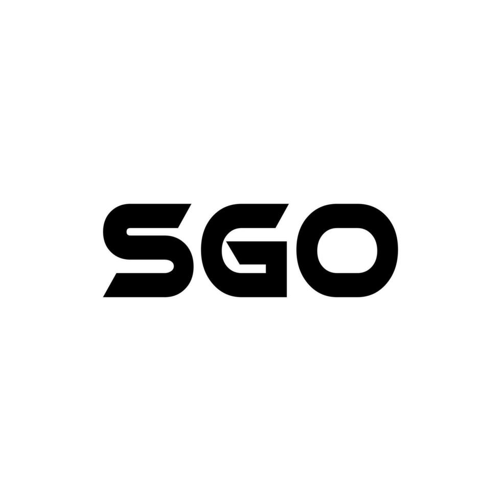 sgo brief logo ontwerp, inspiratie voor een uniek identiteit. modern elegantie en creatief ontwerp. watermerk uw succes met de opvallend deze logo. vector