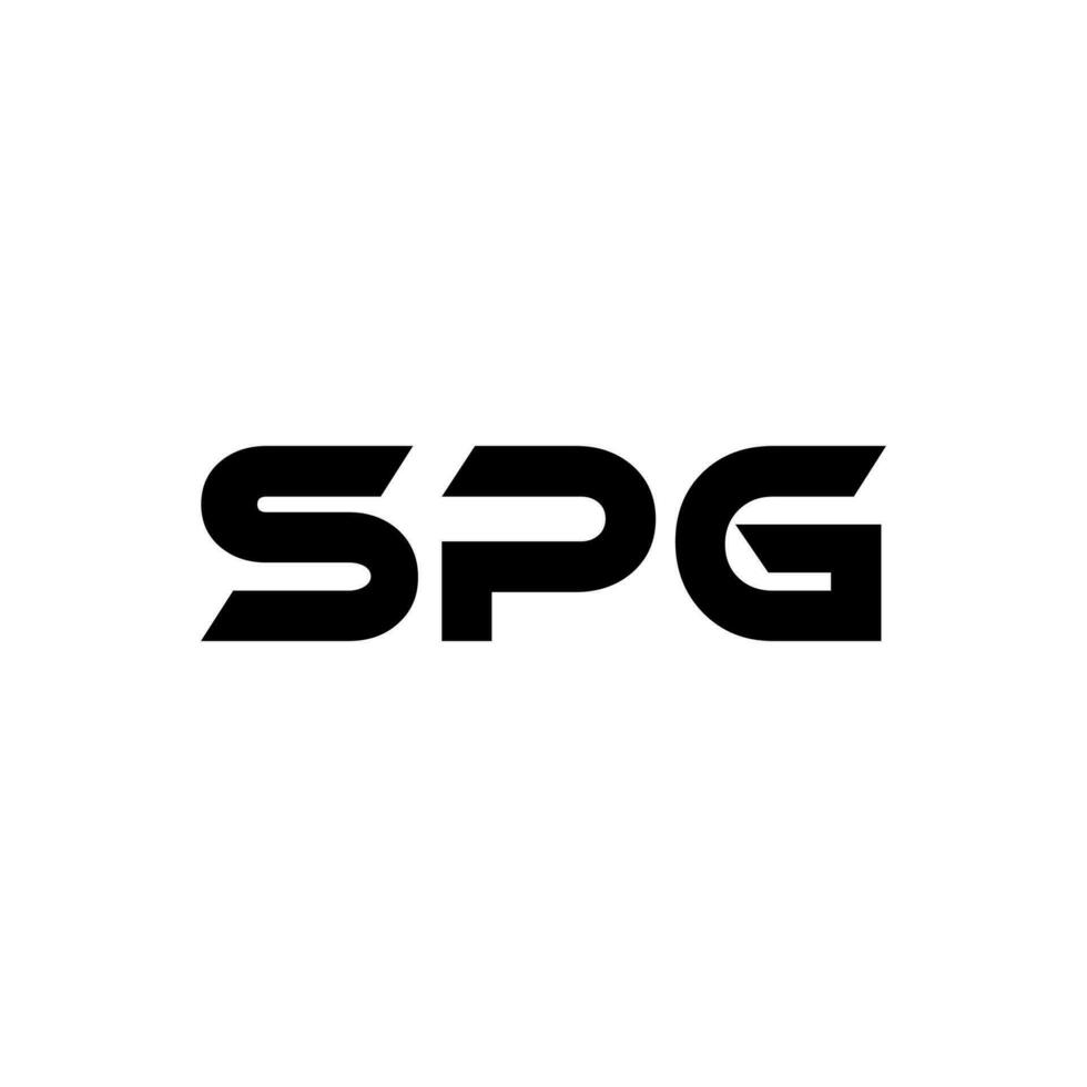 spg brief logo ontwerp, inspiratie voor een uniek identiteit. modern elegantie en creatief ontwerp. watermerk uw succes met de opvallend deze logo. vector