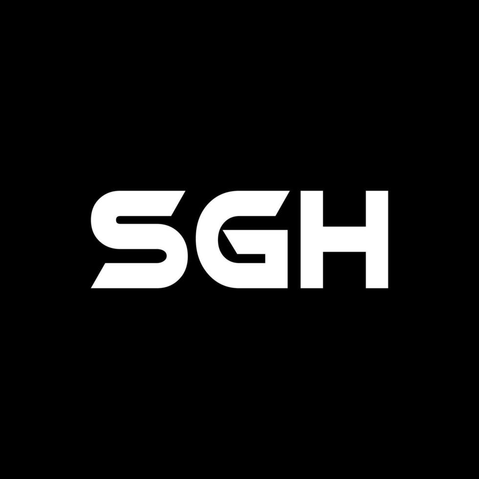 sgh brief logo ontwerp, inspiratie voor een uniek identiteit. modern elegantie en creatief ontwerp. watermerk uw succes met de opvallend deze logo. vector