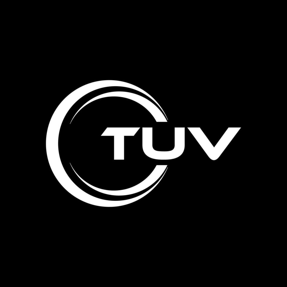 tuv brief logo ontwerp, inspiratie voor een uniek identiteit. modern elegantie en creatief ontwerp. watermerk uw succes met de opvallend deze logo. vector