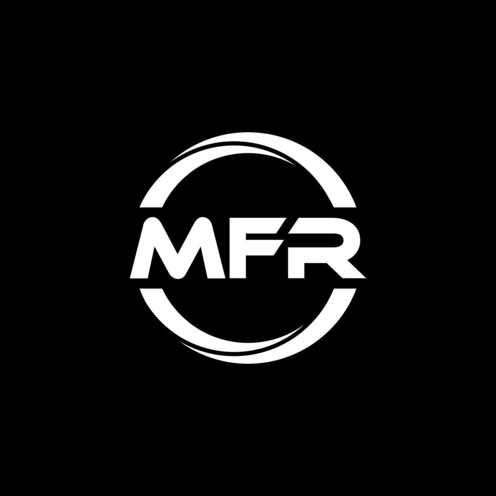 mfr brief logo ontwerp, inspiratie voor een uniek identiteit. modern elegantie en creatief ontwerp. watermerk uw succes met de opvallend deze logo. vector