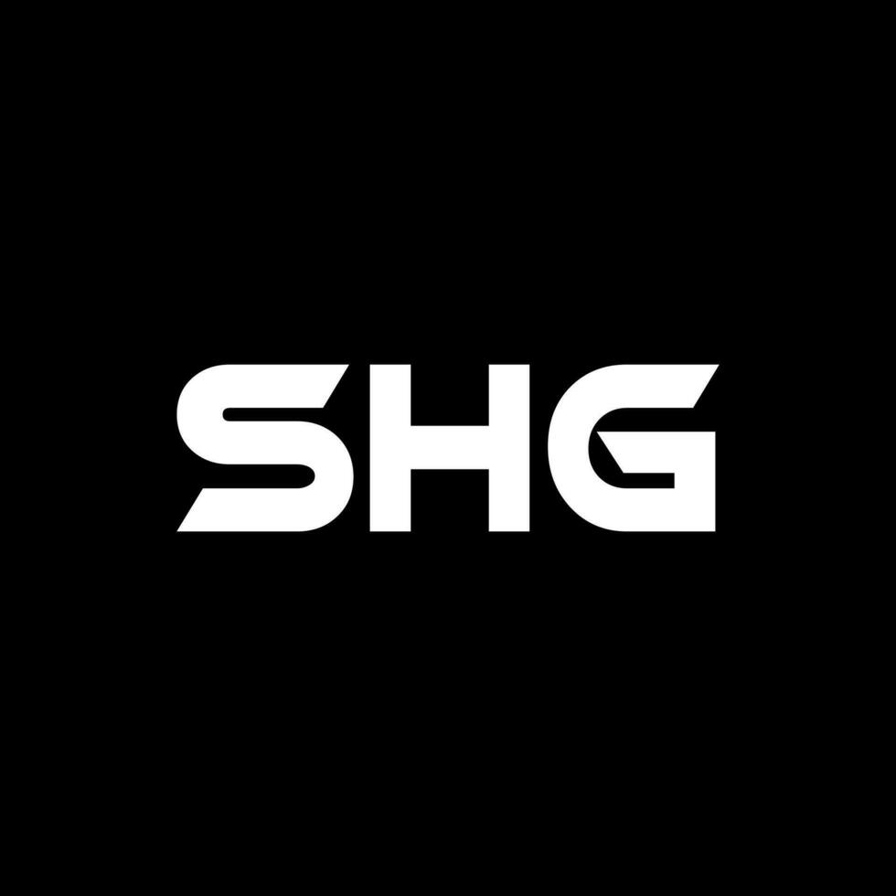 shg brief logo ontwerp, inspiratie voor een uniek identiteit. modern elegantie en creatief ontwerp. watermerk uw succes met de opvallend deze logo. vector