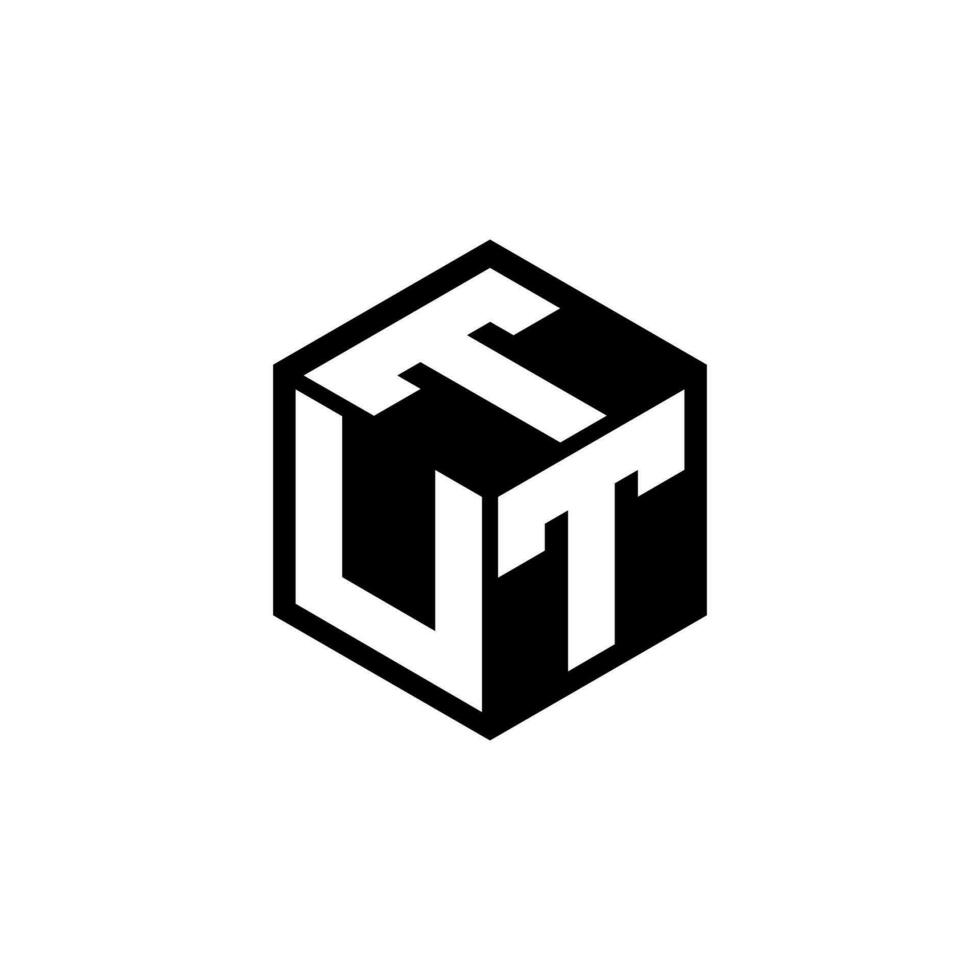 utt brief logo ontwerp, inspiratie voor een uniek identiteit. modern elegantie en creatief ontwerp. watermerk uw succes met de opvallend deze logo. vector