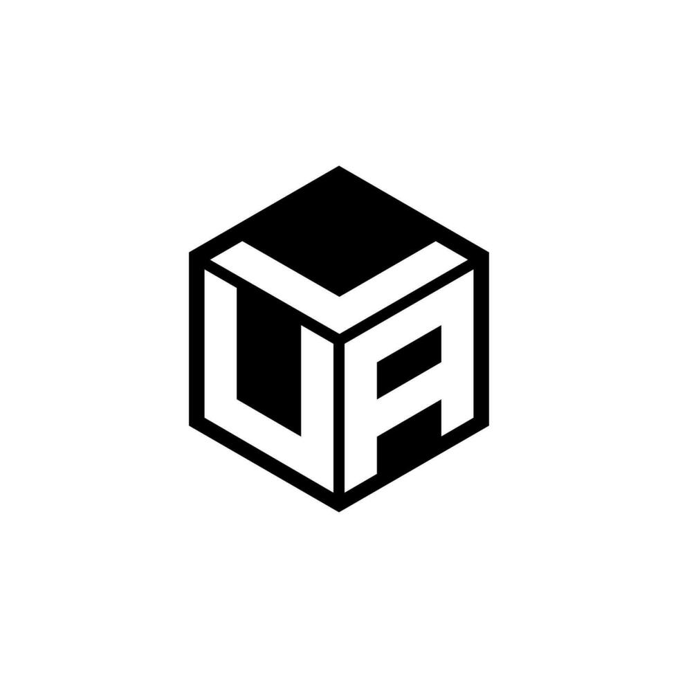 ual brief logo ontwerp, inspiratie voor een uniek identiteit. modern elegantie en creatief ontwerp. watermerk uw succes met de opvallend deze logo. vector