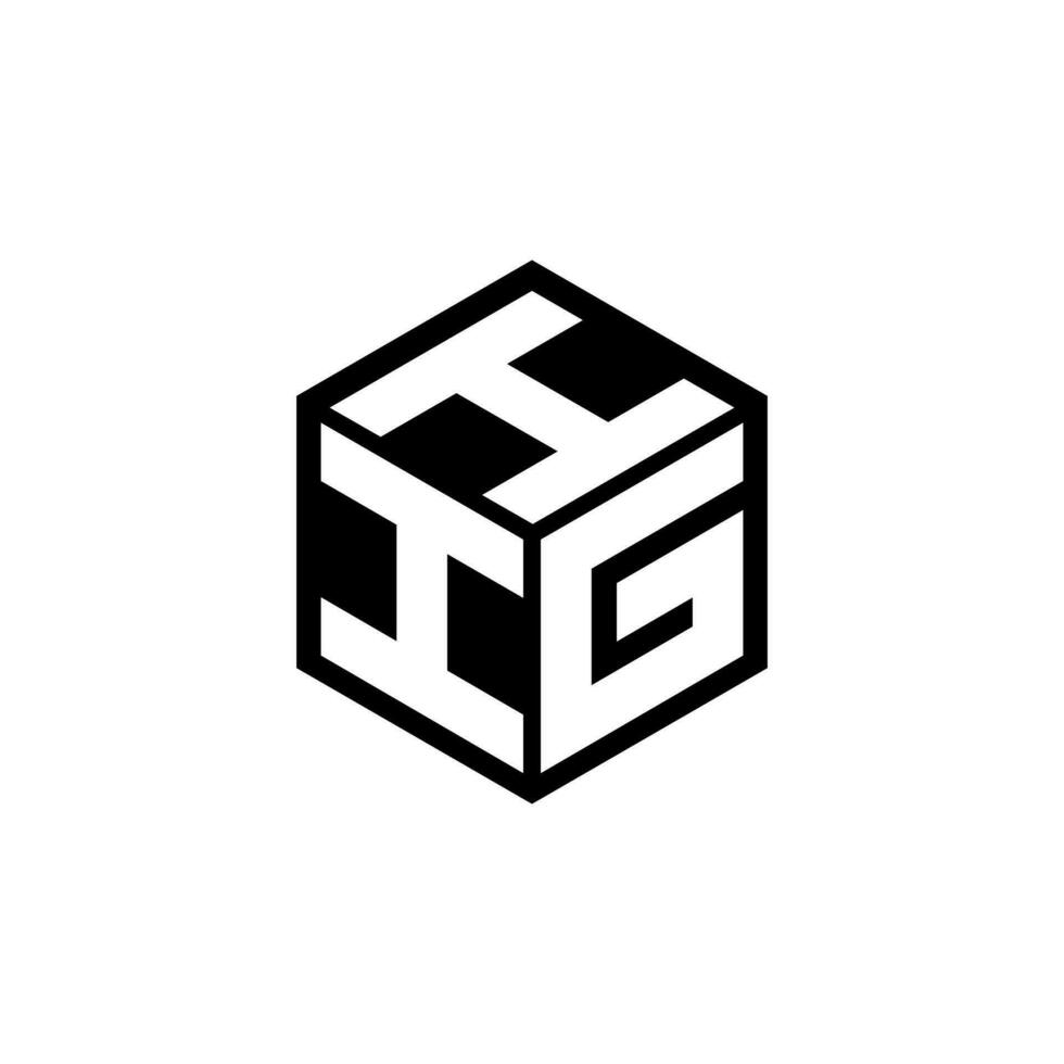 igi brief logo ontwerp, inspiratie voor een uniek identiteit. modern elegantie en creatief ontwerp. watermerk uw succes met de opvallend deze logo. vector