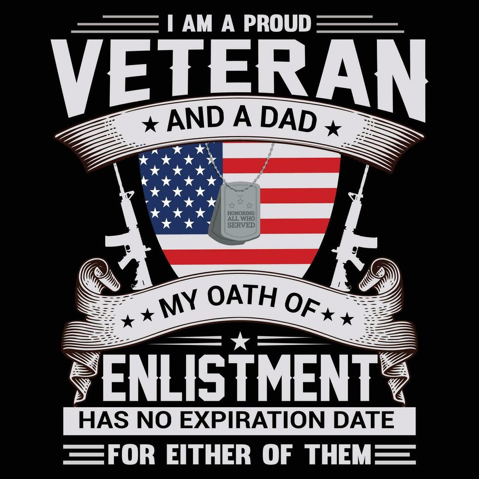 veteranen dag t-shirt ontwerp vector