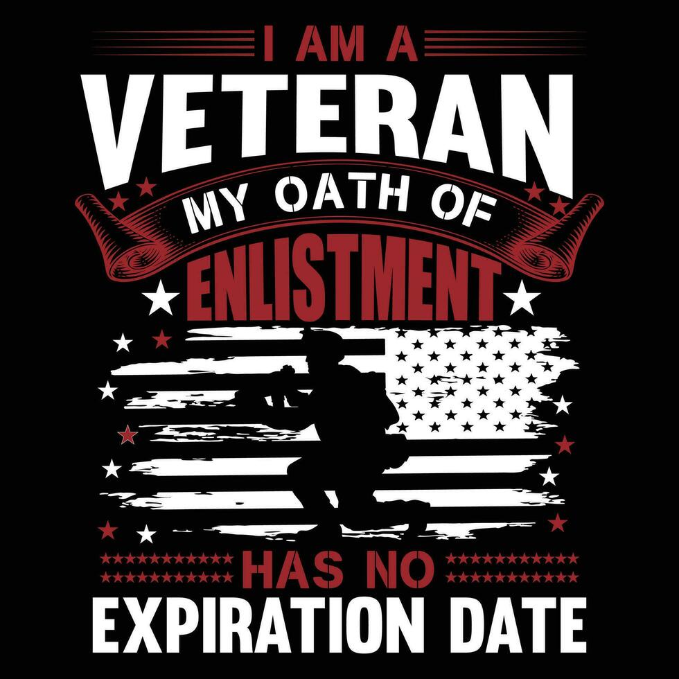 veteranen dag t-shirt ontwerp vector