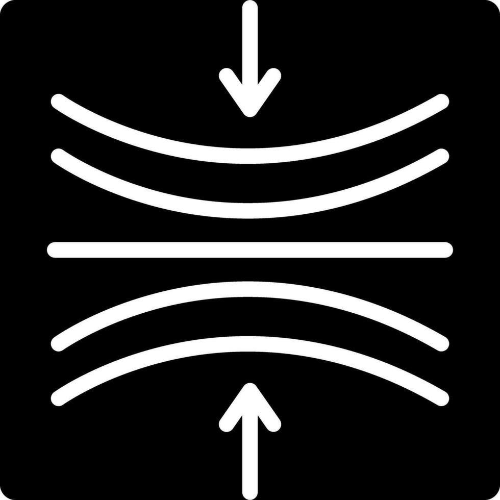 solide icoon voor compressie vector