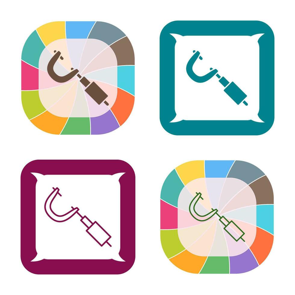 micrometer vector icoon