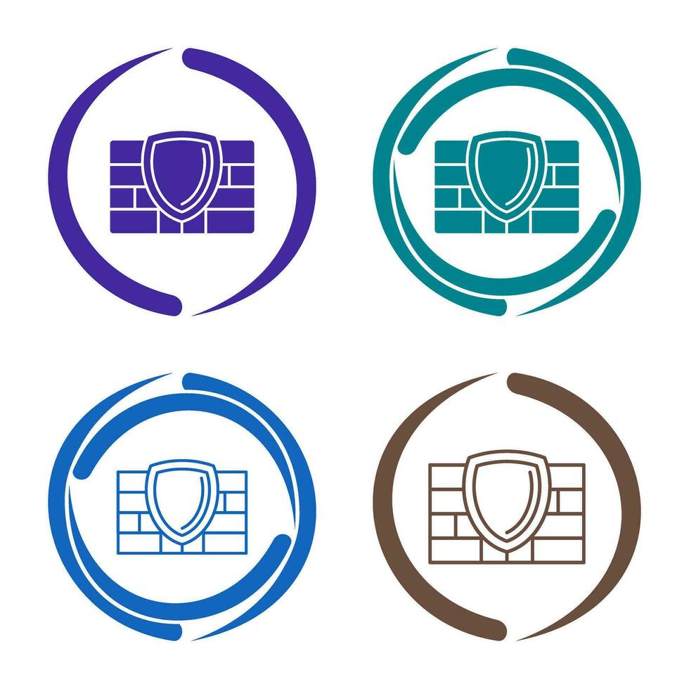 firewall vector pictogram