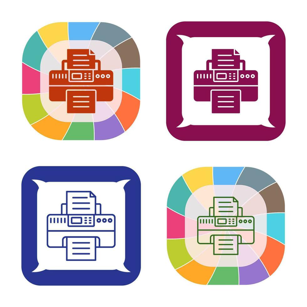 printer vector pictogram