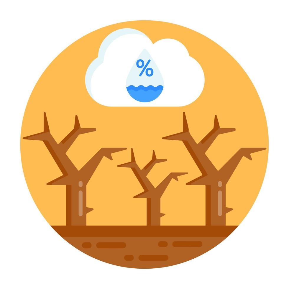 bewolking en weersvochtigheid vector