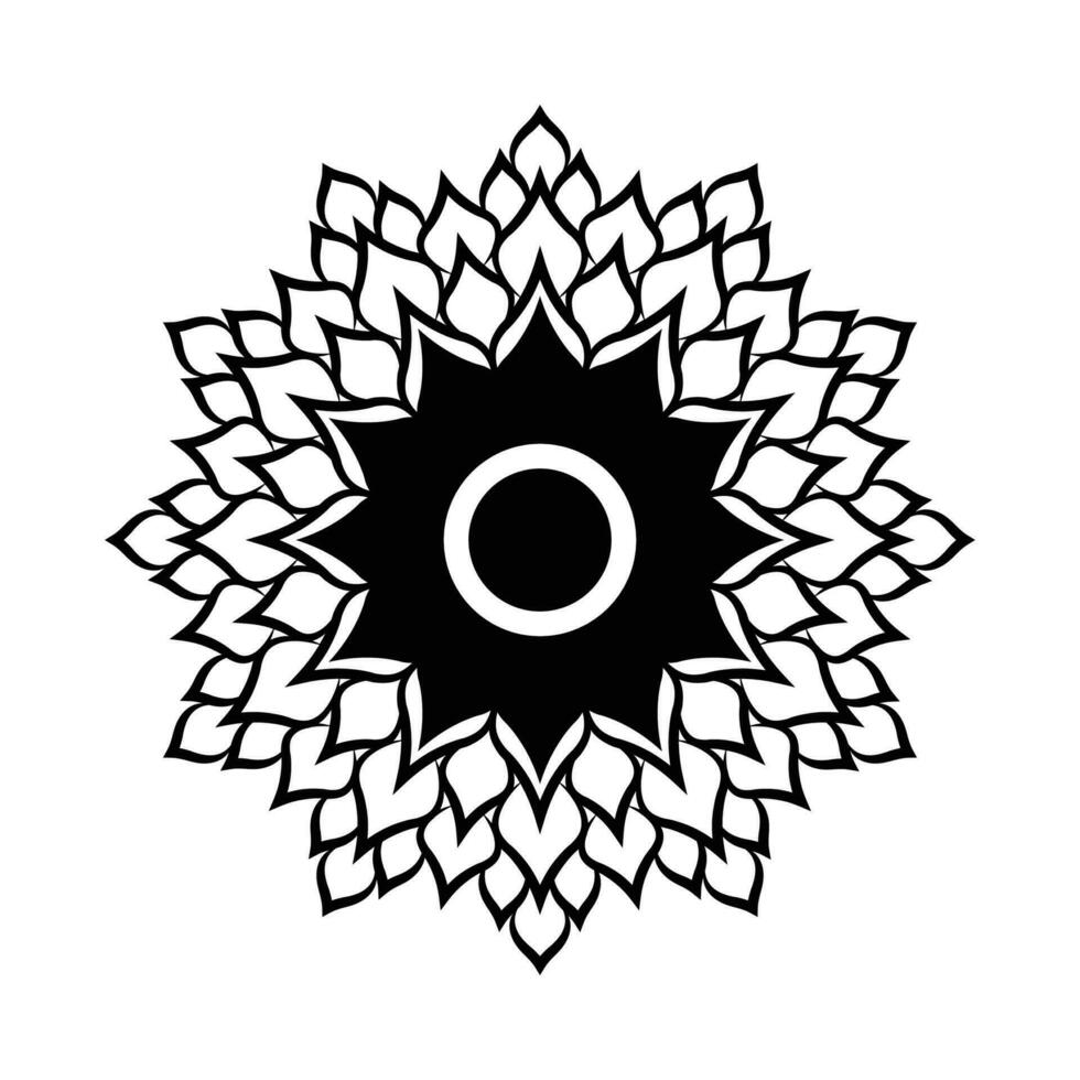 mandala-achtergrondontwerp. vector