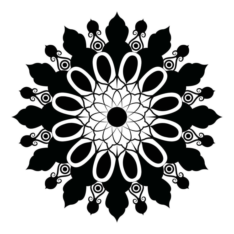 mandala-achtergrondontwerp. vector