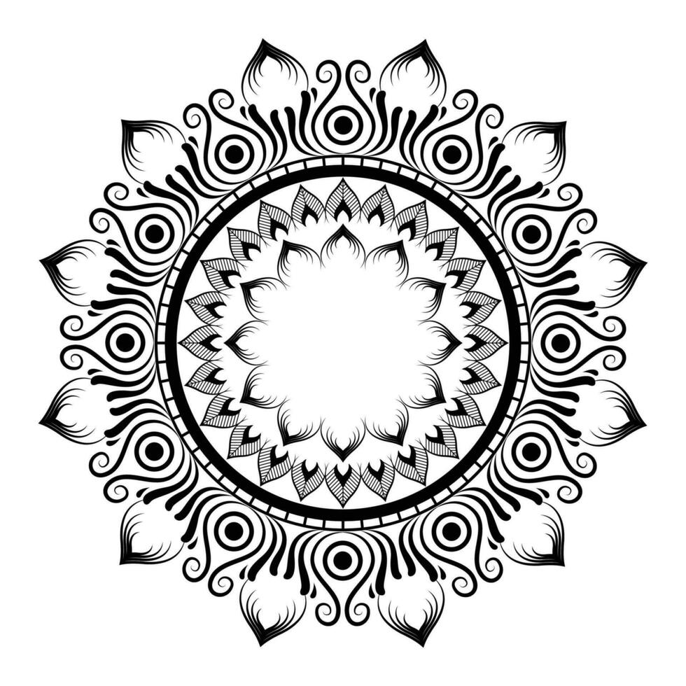 mandala-achtergrondontwerp. vector