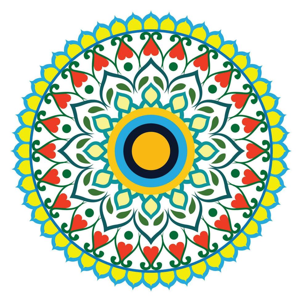 mandala-achtergrondontwerp. vector