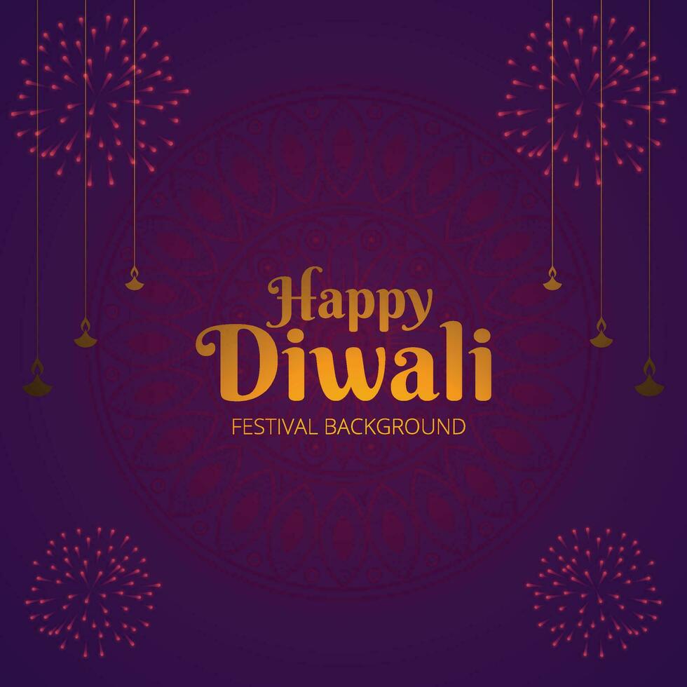 gelukkig diwali illustratie achtergrond ontwerp. vector