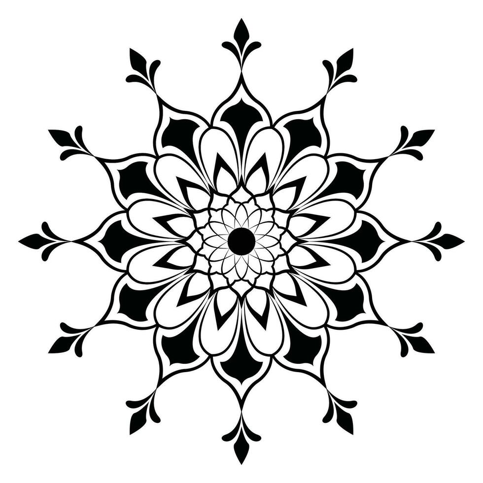 mandala-achtergrondontwerp. vector