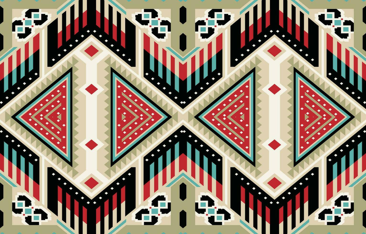 Navajo tribal vector naadloos patroon. inheems Amerikaans ornament. etnisch zuiden western decor stijl. boho meetkundig ornament. vector naadloos patroon. Mexicaans deken, tapijt. geweven tapijt