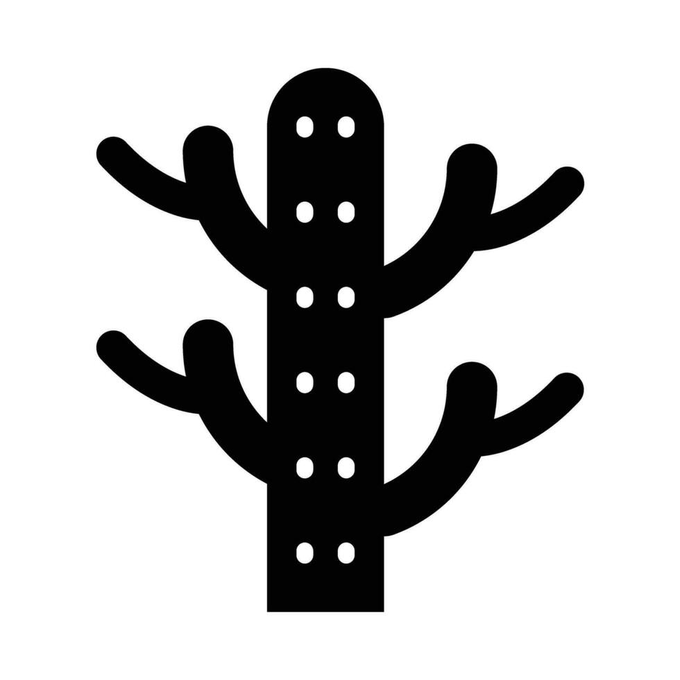 cactus vector glyph icoon voor persoonlijk en reclame gebruiken.