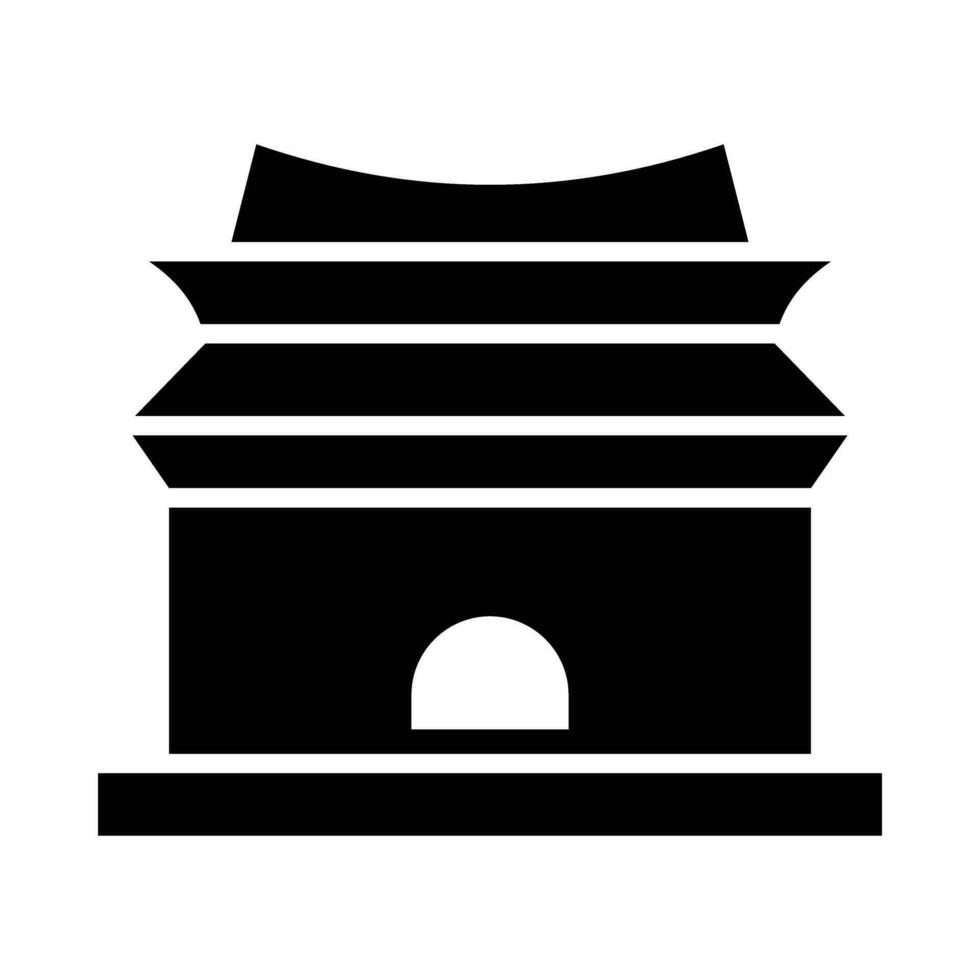 ming dynastie graven vector glyph icoon voor persoonlijk en reclame gebruiken.