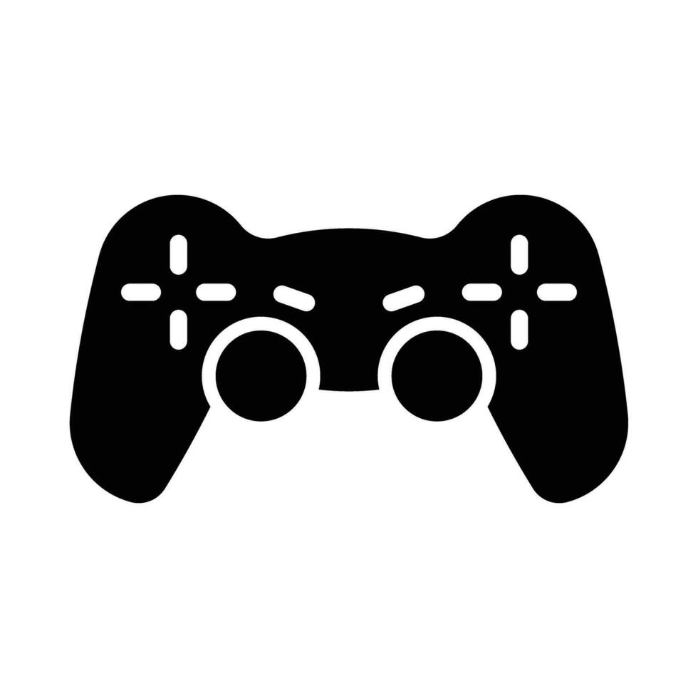 gamepad vector glyph icoon voor persoonlijk en reclame gebruiken.