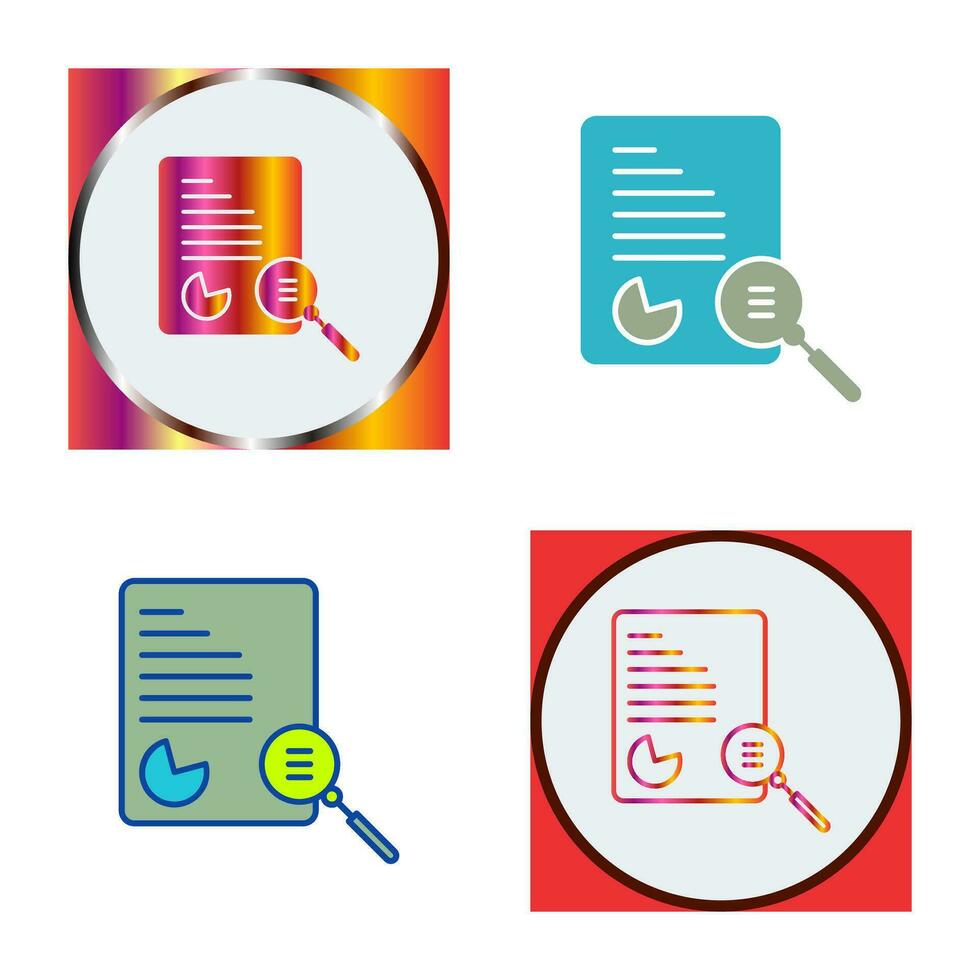 uniek geval studie vector icoon