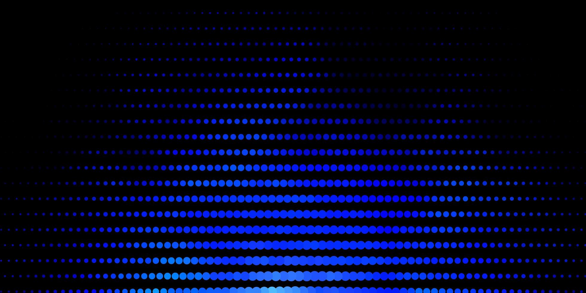 donkerblauwe vectortextuur met cirkels. vector