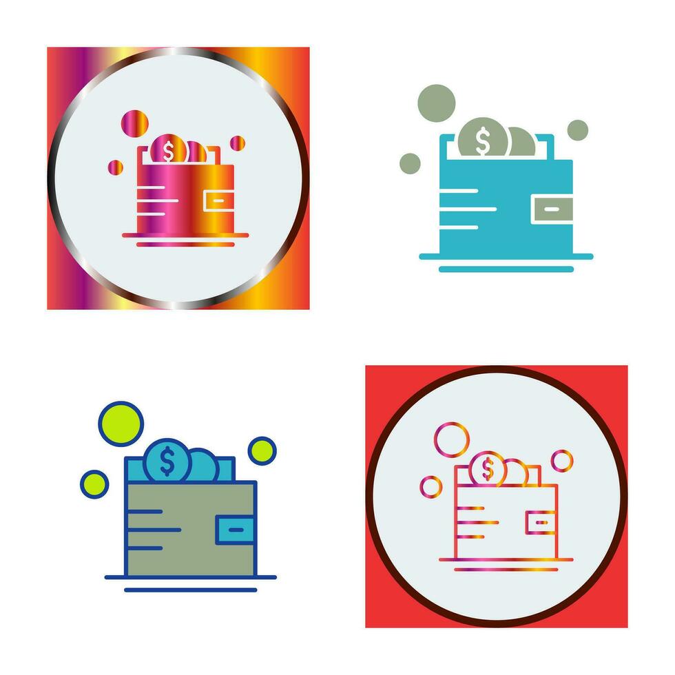 portemonnee vector pictogram