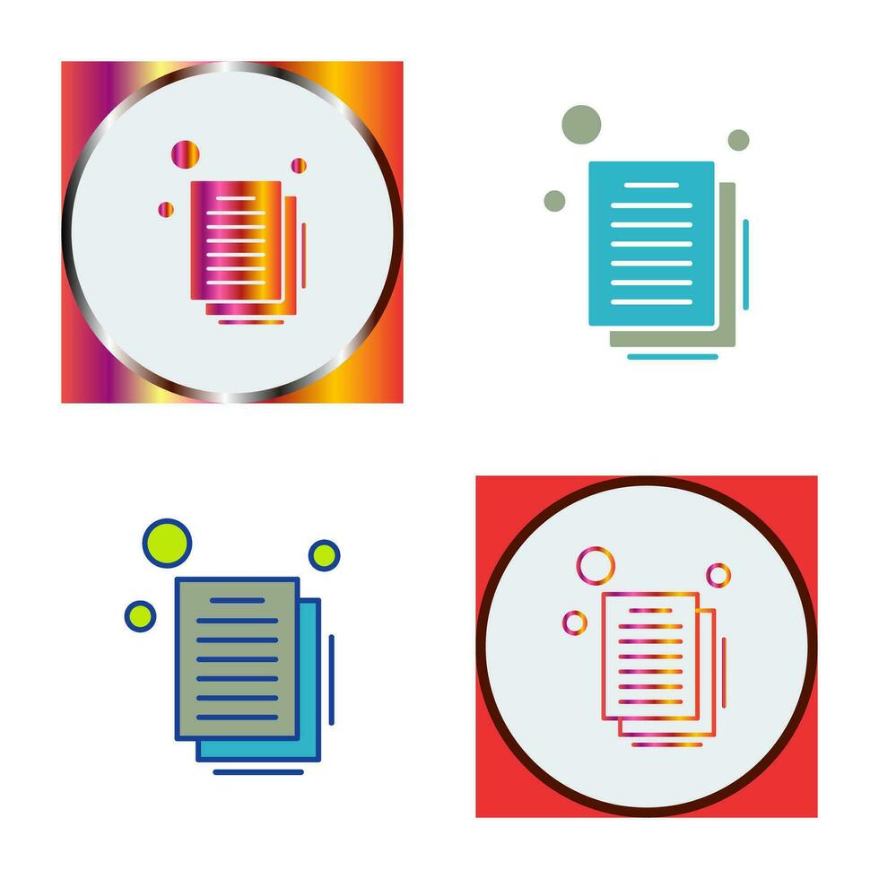 document vector pictogram