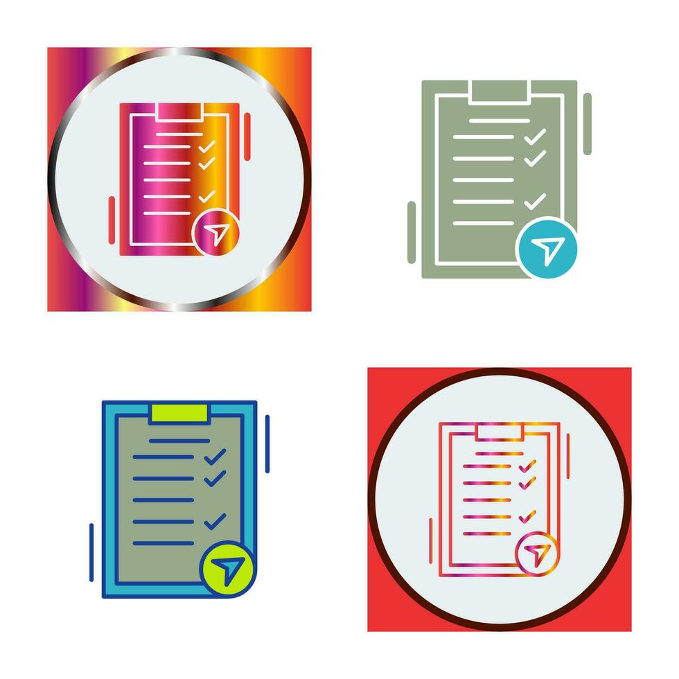 Klembord vector pictogram