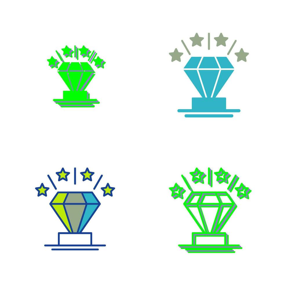 diamant vector pictogram