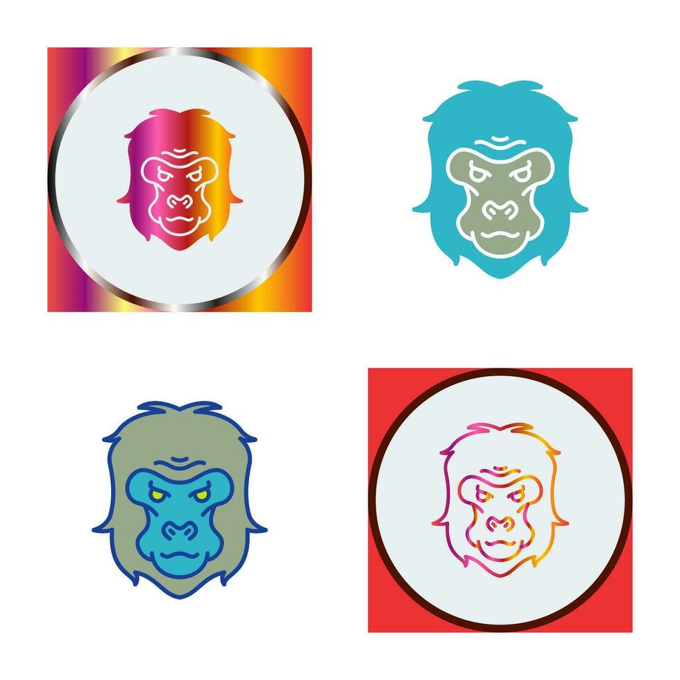 gorilla vector icoon