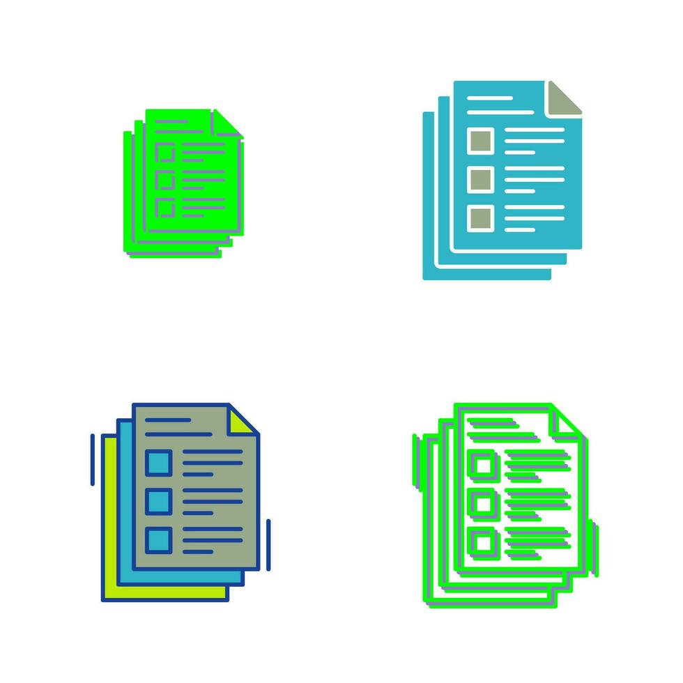 notities vector pictogram