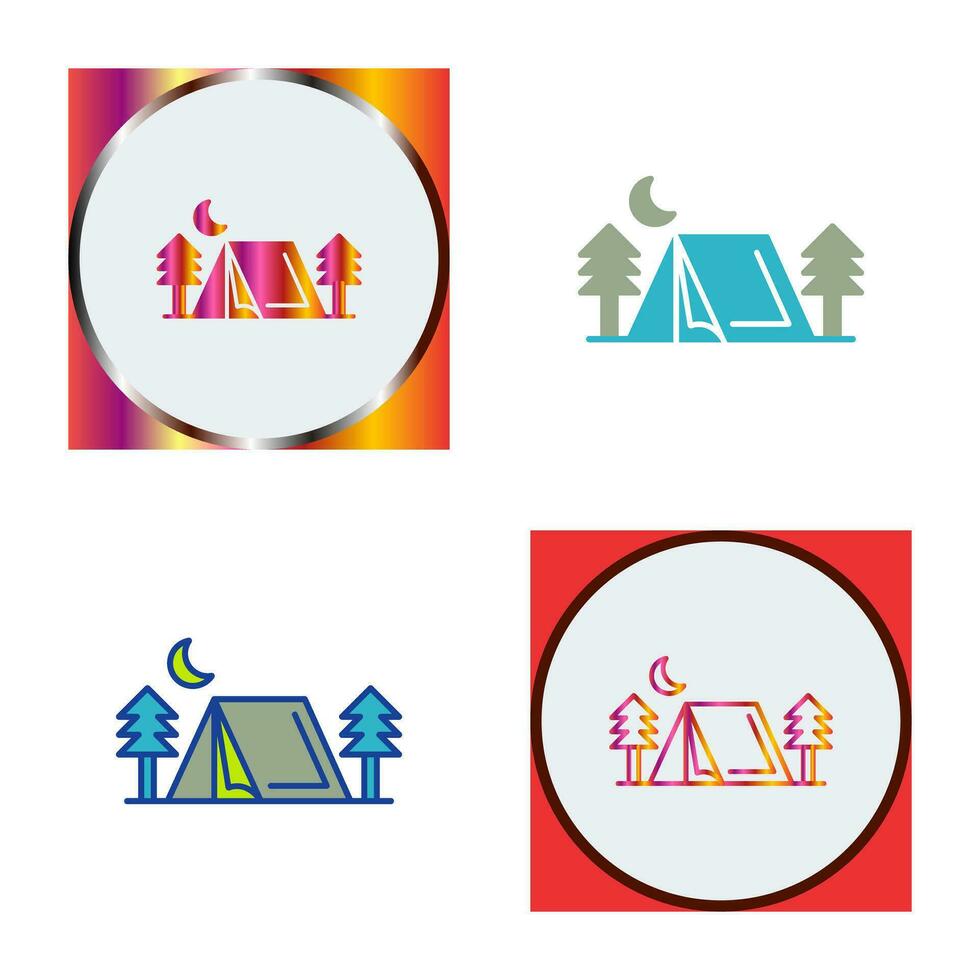 tent vector pictogram