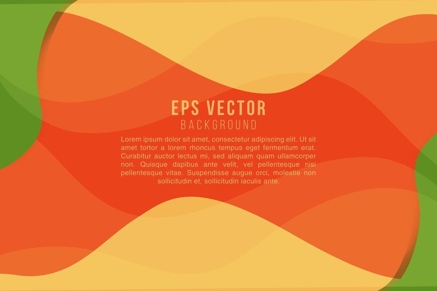 achtergrond abstracte groene en oranje combinatie eps vector