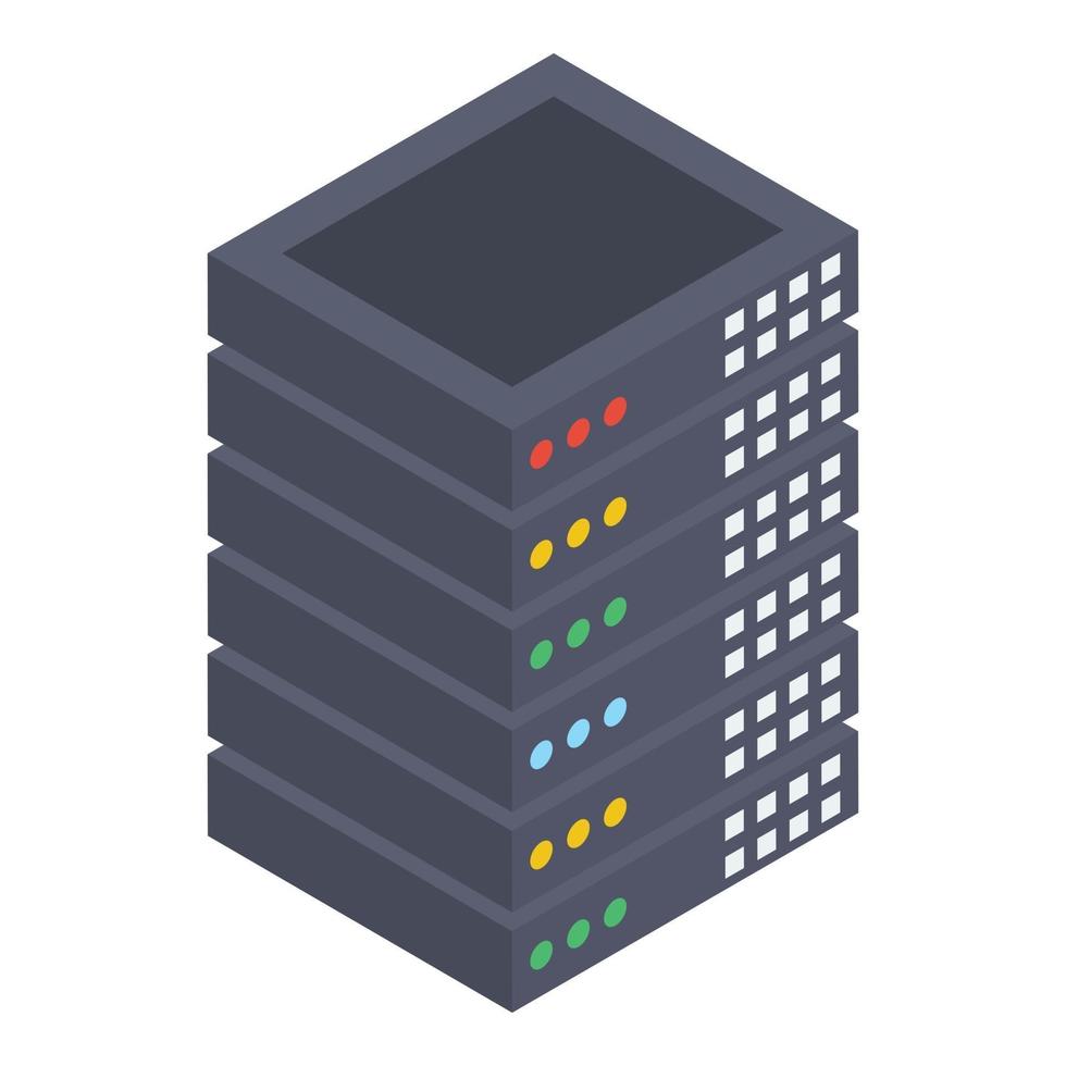 data server rack vector