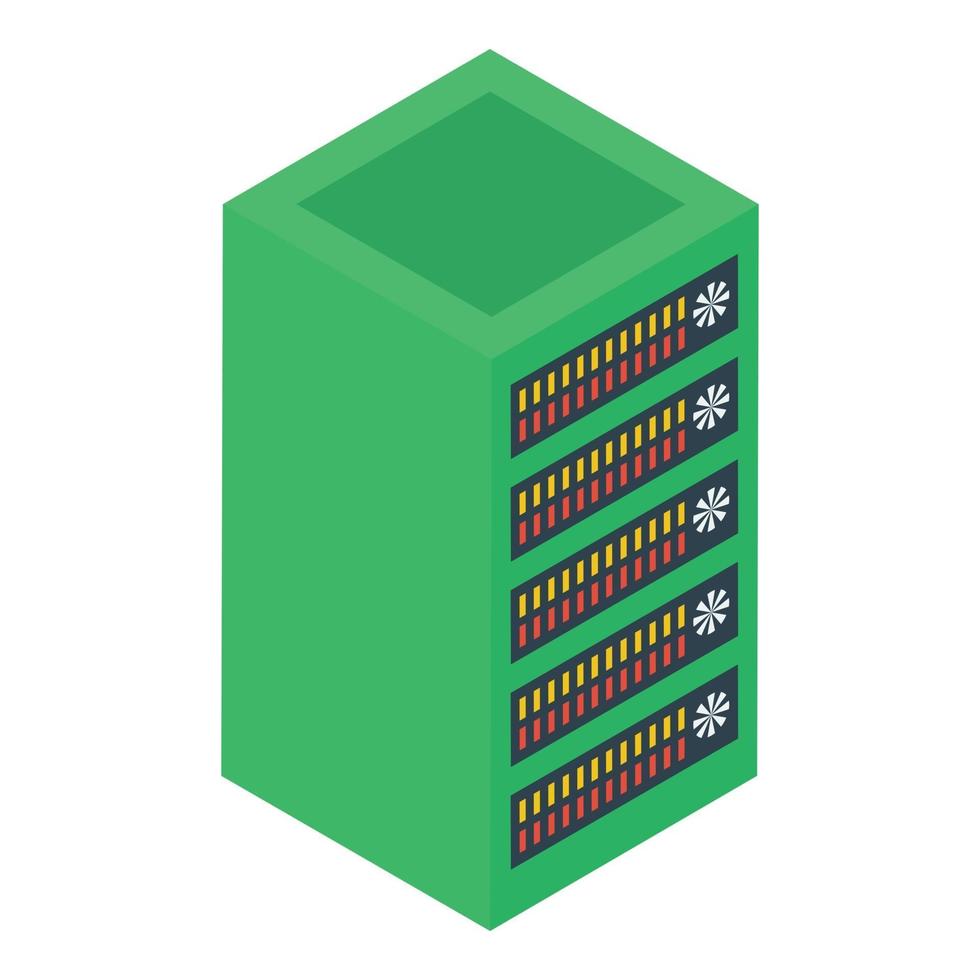 data server rack vector