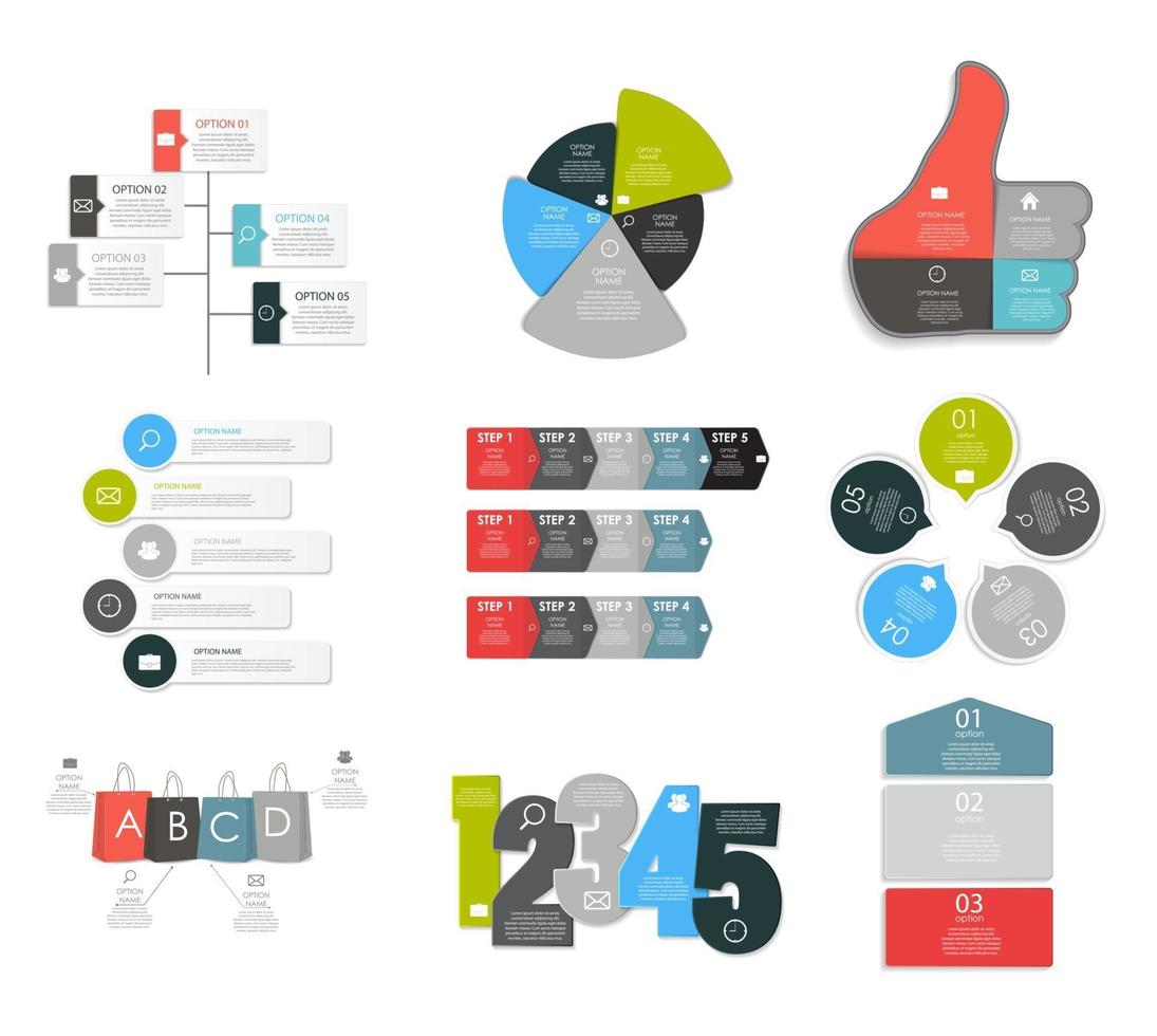 infographic sjablonen voor zakelijke vectorillustratie. vector