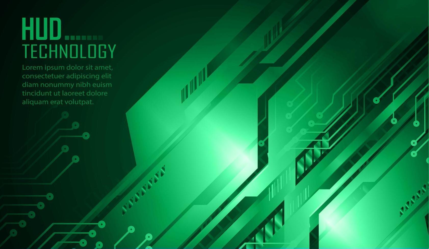 cyber circuit toekomstige technologie concept achtergrond vector