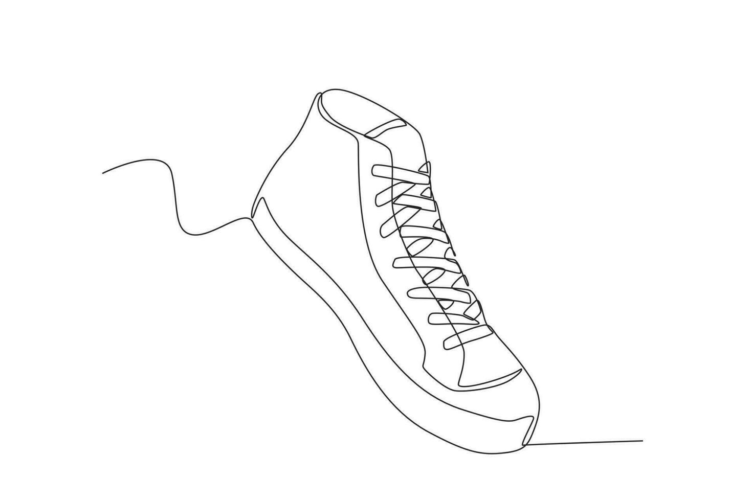 een elegant Mannen sneaker vector