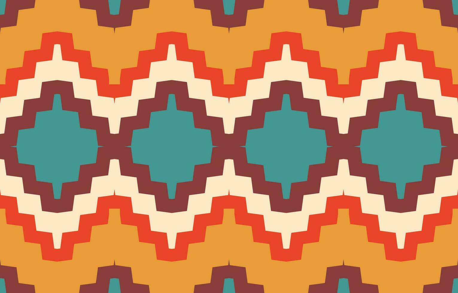 etnisch abstract ikat kunst. aztec ornament afdrukken. meetkundig etnisch patroon naadloos kleur oosters. ontwerp voor achtergrond ,gordijn, tapijt, behang, kleding, inpakken, batik, vector illustratie.