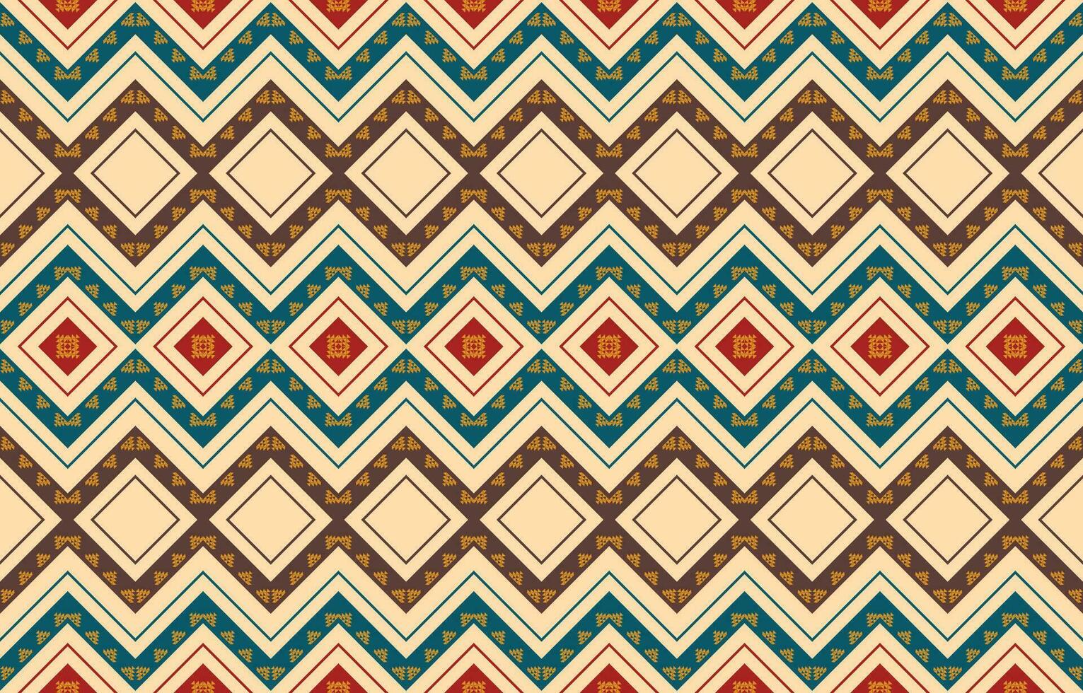 etnisch abstract ikat kunst. aztec ornament afdrukken. meetkundig etnisch patroon naadloos kleur oosters. ontwerp voor achtergrond ,gordijn, tapijt, behang, kleding, inpakken, batik, vector illustratie.