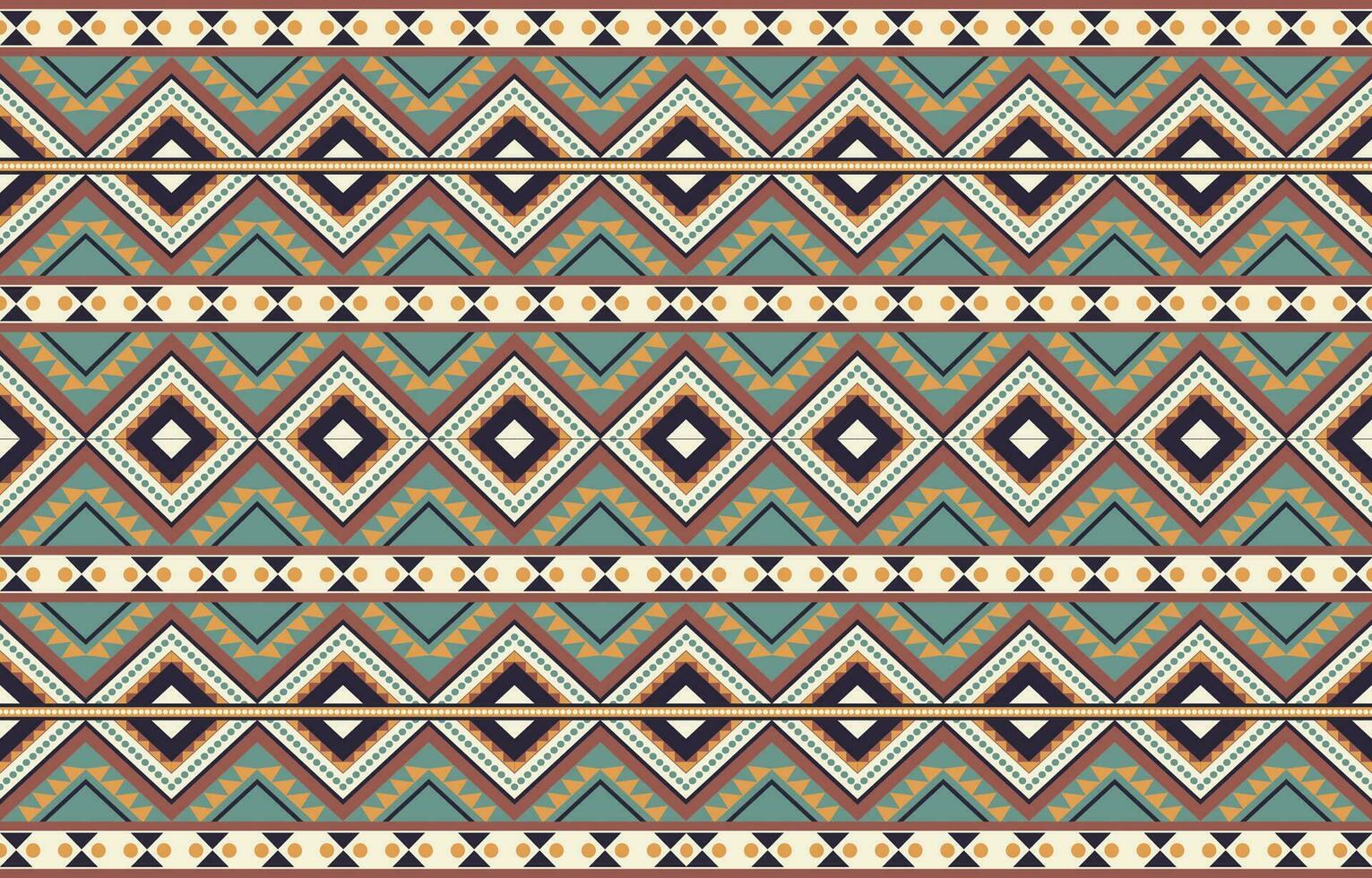 etnisch abstract ikat kunst. aztec ornament afdrukken. meetkundig etnisch patroon naadloos kleur oosters. ontwerp voor achtergrond ,gordijn, tapijt, behang, kleding, inpakken, batik, vector illustratie.