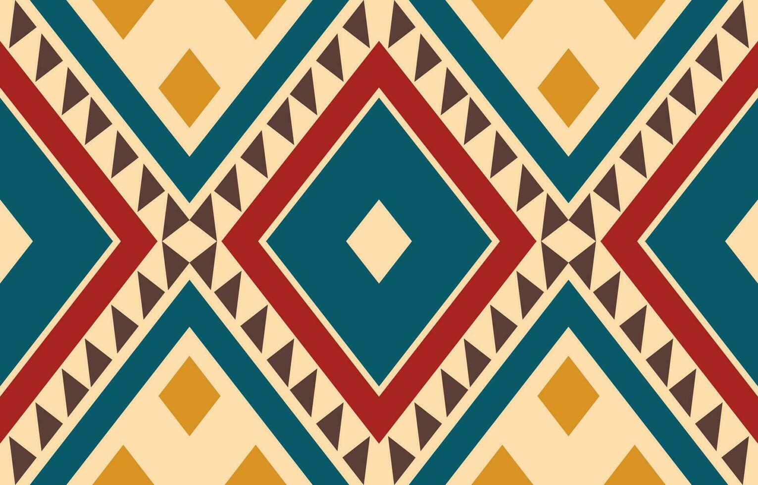 etnisch abstract ikat kunst. aztec ornament afdrukken. meetkundig etnisch patroon naadloos kleur oosters. ontwerp voor achtergrond ,gordijn, tapijt, behang, kleding, inpakken, batik, vector illustratie.