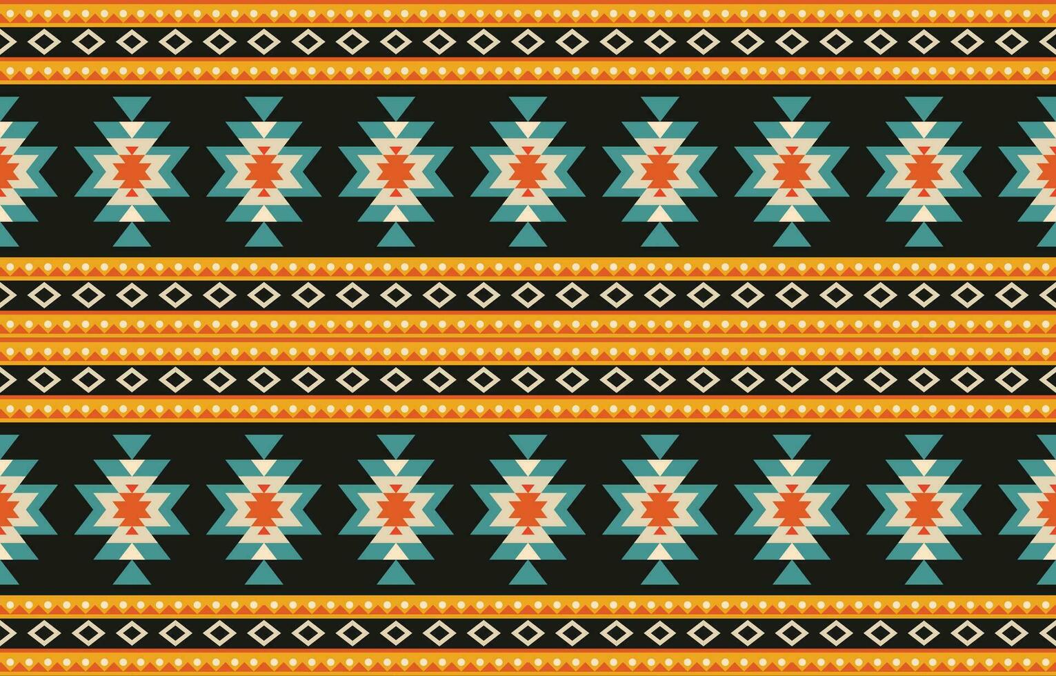 etnisch abstract ikat kunst. aztec ornament afdrukken. meetkundig etnisch patroon naadloos kleur oosters. ontwerp voor achtergrond ,gordijn, tapijt, behang, kleding, inpakken, batik, vector illustratie.