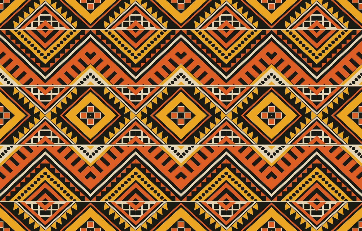 etnisch abstract ikat kunst. aztec ornament afdrukken. meetkundig etnisch patroon naadloos kleur oosters. ontwerp voor achtergrond ,gordijn, tapijt, behang, kleding, inpakken, batik, vector illustratie.